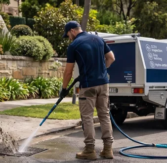 Treating a smelly drain at a Miranda home